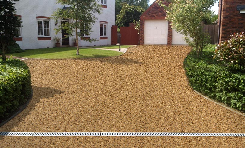 Brittany Beach resin driveway