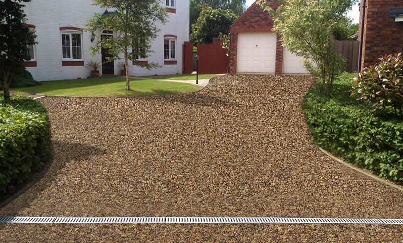 Brittany Bronze resin driveway