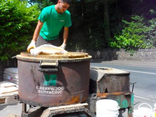 Preparing Resin Driveway